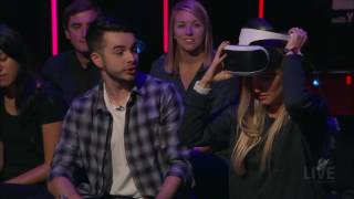 PlayStation VR Unboxing  LIVE with iJustine and Nadeshot [upl. by Otrebogad]