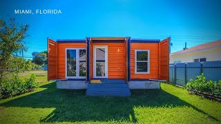 350K Shipping Container House in Miami Florida [upl. by Znarf293]