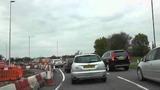 Driving Along Whittington Road A44 Worcester Worcestershire England 5th April 2012 [upl. by Uund]