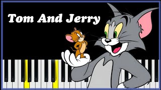 Learn to play Tom and Jerry theme song on piano [upl. by Arleen]