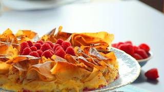 Cuando saques este postre del horno te aplaudirán sin parar I Pastel Raffaello con frambuesas [upl. by Atenek462]