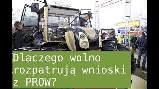 Dotacje z PROW Dlaczego ARiMR tak długo rozpatruje wnioski [upl. by Alliuqal]