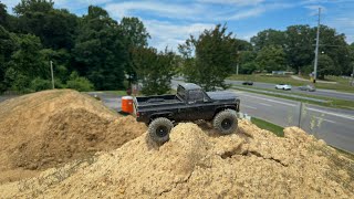 Chevy K10 Construction Crawl Line  TRX4m [upl. by Faso]