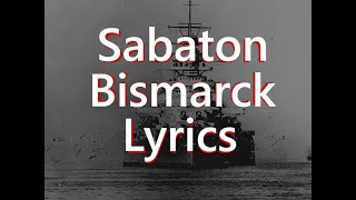 Sabaton  Bismarck Lyrics English [upl. by Radek]