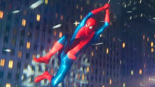 SpiderMan No Way Home  Final Swing Scene  Classic SpiderMan’s Suit  Movie Clip HD [upl. by Rehpretsirhc222]