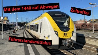 Mit dem 1440 auf Abwegen 1440 Überführung von Freiburg Gbf nach Plochingen4K60ZeitrafferX10 [upl. by Cornelle]