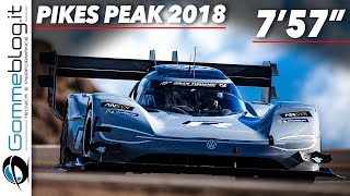 Volkswagen ID R Pikes Peak 2018  RACE Clip and Interviews [upl. by Madelena]