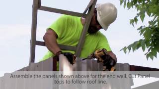 Centra Series Install  Step 34  Install Wall Sheeting [upl. by Litman]