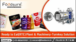 Pouch Retort Machine  Ready to Eat Food Retort Line  Call Us 91 8826313121 [upl. by Etteuqaj]