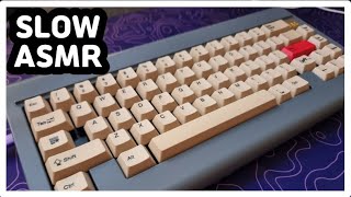 【SLOW ASMR】 PC65⌨️  JTK V1  Keyboard Typing ASMR  No ADs No Talking😴 [upl. by Smoot815]