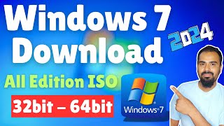 Windows 7 All Edition ISO Download Kaise Kare How to Download Windows 7 ISO File LATEST  2024 [upl. by Kessler]