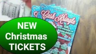 New 5 CASH KRINGLE Christmas Lottery scratch tickets [upl. by Garson]