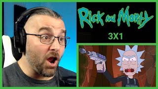 RICK AND MORTY 3X1 REACTION The Rickshank Rickdemption [upl. by Culhert]