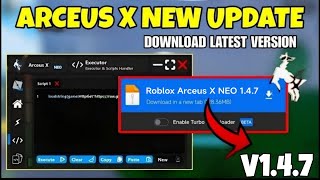 Roblox Arceus X New Update v147 🥶 Arceus X Atualizado  Arceus X Neo Script  Arceus Download [upl. by Yatnod605]