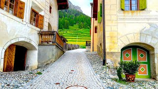 Ardez is a Magical Swiss Village 🇨🇭 Switzerland 4K [upl. by Hasty]