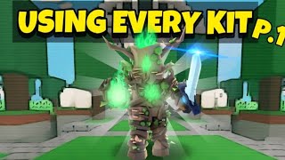 Using every bedwars kit pt 1 eldertree [upl. by Nosam]