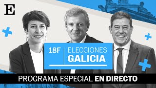 Así fue la noche electoral en Galicia resultados de las Elecciones del 18F  EL PAÍS [upl. by Neelrahs435]