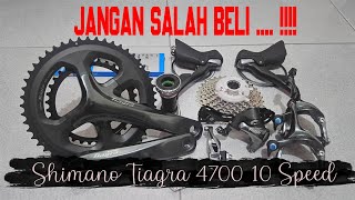 Review Unboxing Groupset Shimano Tiagra 4700  10 Speed [upl. by Sophie]