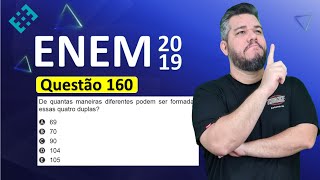 ✅ QUESTÃO 160 ENEM 2019 Caderno Amarelo 👉🏻 Durante suas férias oito amigos dos quais dois são [upl. by Neibaf]