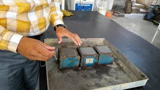 How to Determine the Compressive Strength of Cement  Cement Test 3 [upl. by Arondell]