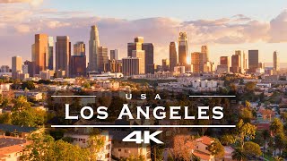 Los Angeles  California USA 🇺🇸  by drone 4K [upl. by Palermo]