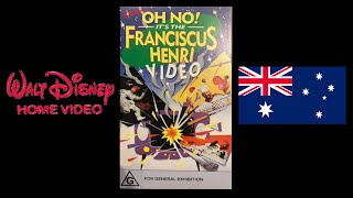 Oh No Its the Franciscus Henri Video 1992 VHS Australia Disney [upl. by Ayel]