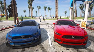 GTA V Ford Shelby GT350R Ford Voodoo V8 Engine Sound GTA 5 PC REAL LIFE MODS [upl. by Deuno]