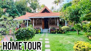 HOME TOUR🏡 🏠VellayaniTrivandrum BAKER Model House1500sq3 bed Room Kerala Style House [upl. by Wight]