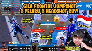 GILA MOMENT FRONTAL 2PELURU 2 KEPALA CUY DOMINATORS Vs KAKA MATCH TERAKHIR [upl. by Enirhtak]