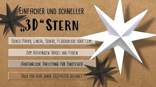 Einfachster und schnellster 3D Stern [upl. by Claudell]