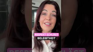 Respekt schlägt Beliebtheit viral shorts erfolg führung unternehmer [upl. by Novehs589]