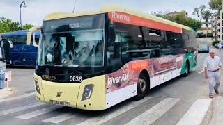 Avanza Bus 5636 On M112 From Malaga To Mijas Full Route [upl. by Goldston]