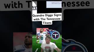 Quandre Diggs Signs with The Tennessee Titans [upl. by Dloreh80]