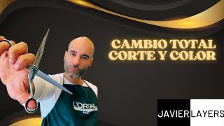 Cambio total corte de cabello y color [upl. by Kuhlman]