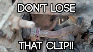 Transmission amp Oil Cooler line clip retainer trick [upl. by Odoric]