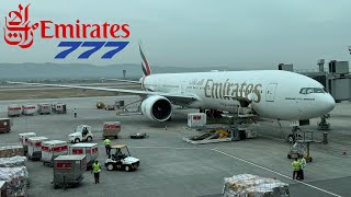 4K Emirates Boeing 777300ER Economy Class 🇵🇰 Islamabad ISB to Dubai DXB 🇦🇪 FULL FLIGHT REPORT [upl. by Ayanad298]