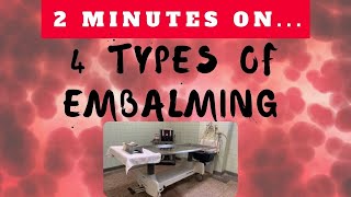 What Are the 4 Methods of Embalming  Just Give Me 2 Minutes [upl. by Alyce]