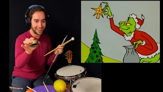 The Grinch Sound Effects on drums [upl. by Winograd393]