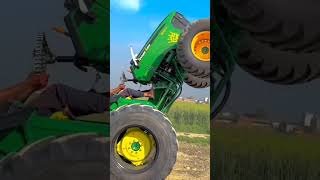 John Deere tractor stunt 🚜🚜🚜🚜😈😈💪💪💯💯 [upl. by Burgener]