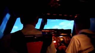 BA flight crew test the Concorde Simulator at Brooklands Museum  Landing [upl. by Prent]