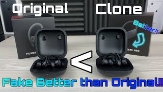 FAKE BETTER THAN THE ORIGINAL  Powerbeats pro clone vs Powerbeats pro  Latest Powerbeats pro Clone [upl. by Zared593]