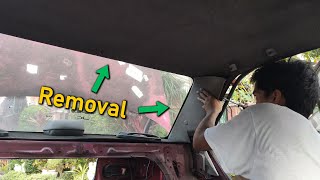 Pillar and Headliner Removal [upl. by Kenzi597]