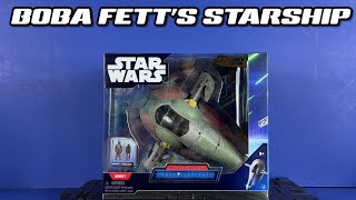 Star Wars Micro Galaxy Squadron Boba Fetts Starship Review [upl. by Busch737]