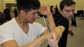 Silat Suffian Bela Diri  Elbow Break Knife Disarm [upl. by Sherlock]