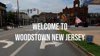 Driving Around Woodstown New Jersey  Small Town America [upl. by Tumer]