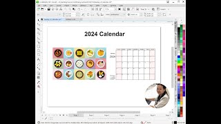 How to get calendar 2024 and Import to CorelDraw [upl. by Attenyt]