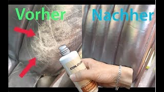 Leder Ledersitze Aufbereiten DIY  Färben und Pflegen  How to do [upl. by Nyloc]