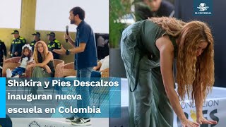 Shakira inaugura colegio en su natal Barranquilla Colombia [upl. by Ajoop344]