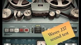 Waves J37  sound testAbleton live 9 [upl. by Aniale]