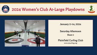 2024 USCA Club Nationals Womens Playdowns  At Large Region  Saturday Afternoon  Sheet 2 [upl. by Abner847]